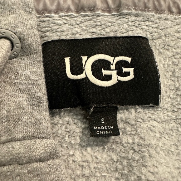 UGG Gray Joggers Set W/Orange Embroidered Logo (Hoodie&Joggers) 2pc. - Picture 7 of 9